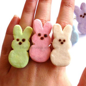 Peeps Marshmallow Bunny Ring
