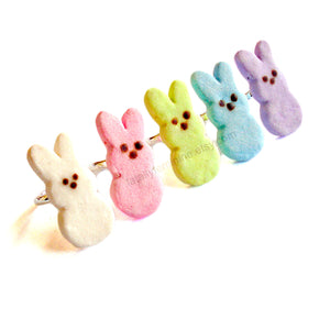 Peeps Marshmallow Bunny Ring