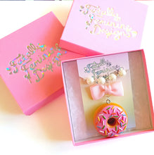 Load image into Gallery viewer, Gummy Peach Ring Earrings - Gold or Silver - Fatally Feminine Designs
